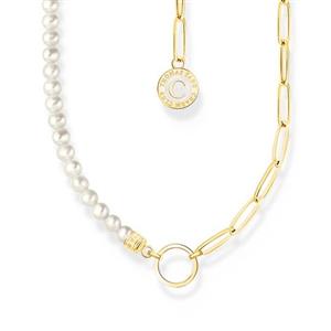 Juwelier Schell 171413 Thomas Sabo Charm Club Kette Perle Gold KE2189-430-14-L45V