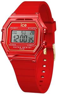 Juwelier Schell 174116 Ice Watch Armbanduhr Digit Retro - Red Passion - Clear - Small 22885