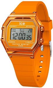 Juwelier Schell 174117 Ice Watch Armbanduhr Digit Retro - Neon Orange - Clear - Small 022886