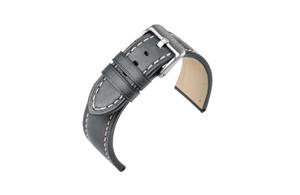 Juwelier Schell 174873 Eulit Uhrenband Zeppelin Grau/Silber 831620122