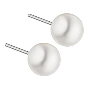 Juwelier Schell 142234 Ernstes Design Perlohrstecker Rund 8mm E248