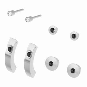 Juwelier Schell 157885 Ernstes Design Ohrstecker 8-teilig E509