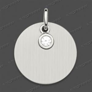 Juwelier Schell 165513 Jung Gravurplatte mit Zirkonia 56-0010