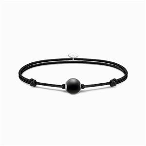 Juwelier Schell 170777 Thomas Sabo Armband Karma Secret mit schwarzem Obsidian Bead mattiert A2101-172-11-L22V