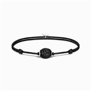 Juwelier Schell 170785 Thomas Sabo Armband Karma Secret mit schwarzem Obsidian Bead mattiert A2109-172-11-L22V