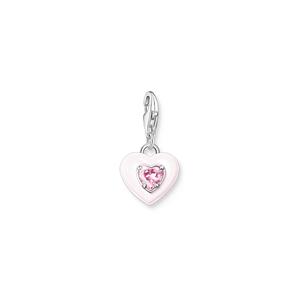 Juwelier Schell 170877 Thomas Sabo Charm-Anhänger Herz mit pinkem Stein 1915-041-9