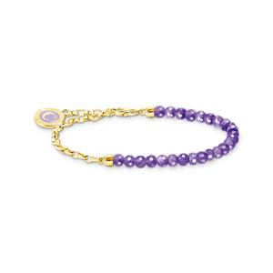 Juwelier Schell 172417 Thomas Sabo Charm Armband Amethyst Gold A2130-427-13-L17V