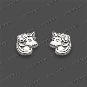 Juwelier Schell 175158 Jung Ohrstecker Einhorn 20-0067