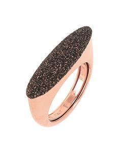 Juwelier Schell 174063 Pesavento Ring Shiny Rosé + Polvere Marrone | Polvere di Sogni WPLVA2274M