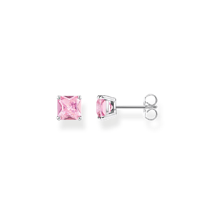 Juwelier Schell 175327 Thomas Sabo Ohrstecker Quadrat Pink H2174-051-9