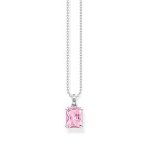 Juwelier Schell 175331 Thomas Sabo Kette mit Anhänger Pinker Stein KE1964-051-9-L45V