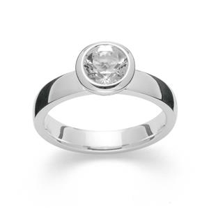 Juwelier Schell 171045 Bastian Inverun Ring White Topaz 42030/54