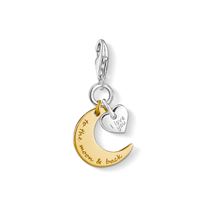 Juwelier Schell 151801 Thomas Sabo Charm Mond & Herz 1443-413-39