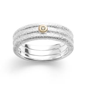 Juwelier Schell 175860 Bastian Inverun Ring Round Romantic 43020/54