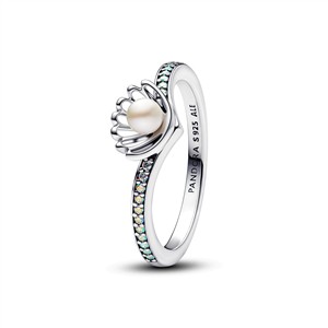 Juwelier Schell 176886 Pandora Disney Prinzessin Arielle Muschel Behandelte Süßwasserzuchtperle Ring 193654C01-52