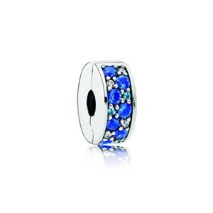 Juwelier Schell 148240 Pandora Moments Clip Blaues Pavé 791817NSBMX