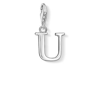 Juwelier Schell 131553 Thomas Sabo Charm Anhänger Buchstabe U 0195-001-12