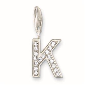 Juwelier Schell 131566 Thomas Sabo Charm Anhänger Buchstabe K 0233-051-14