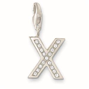 Juwelier Schell 131612 Thomas Sabo Charm Anhänger Buchstabe X 0246-051-14