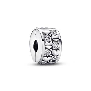 Juwelier Schell 167396 Pandora Moments Clip Unendlich Funkelnde Herzen 792235C01