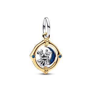 Juwelier Schell 172496 Pandora Moments Charm Disney Micky Maus & Minnie Maus Drehender Mond 762955C01