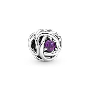 Juwelier Schell 173174 Pandora Moments Charm Geburtsstein Februar 790065C02