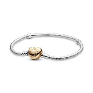 Juwelier Schell 173209 Pandora Moments Armband mit goldener Herzschließe 568707C00-18