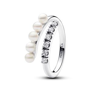 Juwelier Schell 173673 Pandora Offener Ring Perlen & Pavé 193145C01-54