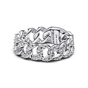 Juwelier Schell 176239 Pandora Ring Kubanische Kette 193557C01-52