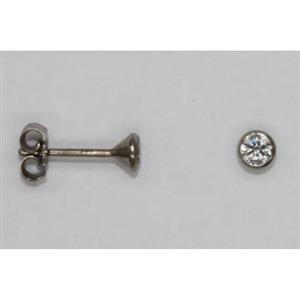 Juwelier Schell 165350 RG Ohrstecker Zirkonia 4mm 819800